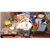 Image 3 : Large group of assorted restaurant food supplies - includes sugar/olive oil/assorted spices etc.