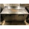 Image 1 : True Manufacturing - 60 1/2in  W Work Top Freezer w/ (2) Sections & (2) Doors, 115v - Model:  Model: