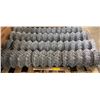 Image 1 : 4 rolls of Peak Chain link Fencing - Dimensions -  2in x 48in x 50in each
