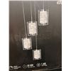 Image 2 : Artika - Crystal Cube 4 - 4 pendent LED light Fixtures