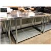 Image 2 : 4ft Stainless Steel Restaurant Work Table