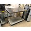Image 2 : 4ft Stainless Steel Restaurant Work Table