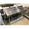 Image 2 : 5ft Stainless Steel Restaurant Work Table