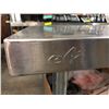 Image 2 : EFI Retaurant grade Stainless Steel Table with base (Approx. 9ft wide x 2 1/2ft Dept x 3 1/2 high)