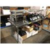 Image 1 : EFI Restaurant grade stainless steel table w/ table top shelf (Table approx. 6ft wide x 2 1/2ft Dept