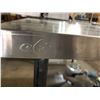 Image 2 : EFI Restaurant grade stainless steel table w/ table top shelf (Table approx. 6ft wide x 2 1/2ft Dept