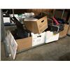 Image 1 : Large group of Misc. Office Items - Includes Staples File holder/File Clip Boards/ Key board/ Office