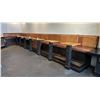 Image 1 : Large booth with 7 tables - Bidder is responsible for removal