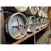 Image 3 : Large group of Kegs mounted to the wall - Bidder is responsible for removal - approx. 42 pcs.