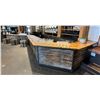 Image 1 : Large Wooden Bar - approx. 33ft x 20in - Bidder is responsible for removal