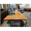 Image 4 : Large Wooden Bar - approx. 33ft x 20in - Bidder is responsible for removal