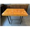 Image 3 : Wooden Bar Table - approx. 48in x 28in