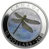 Image 1 : 2014 $10 Green Darner Dragonfly - Pure Silver Coin