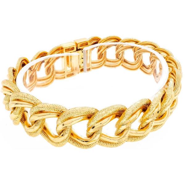 24kt G.P. Link Bracelet