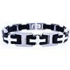 Image 2 : Stainless Steel Link Bracelet 8 1/2 "