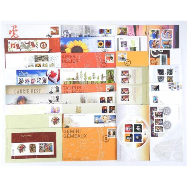 Canada Post - Year 2011 - 31 Envelope First Day Cover/Stamp Collection