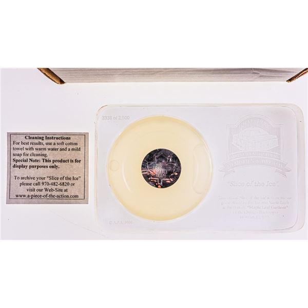 RARE ITEM - Memories & Dreams - Maple Leaf Gardens 1931-1999 -SLICE OF THE ICE-Taken From Maple Leaf