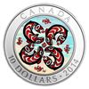 Image 1 : 2014 $10 First Nations Art: Salmon - Pure Silver Coin