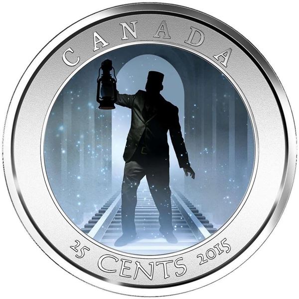 2015 25c Haunted Canada: Brakeman - Lenticular Coin