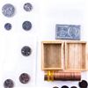 Image 3 : Box Lot (RED) of Misc. Coins, Tokens, Roll Etc.