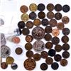 Image 4 : Box Lot (RED) of Misc. Coins, Tokens, Roll Etc.