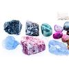 Image 5 : Over 2 Pounds Bulk Rough Madagascar Stones Mix - Large 1" Natural Raw Stones Crystal for Tumbling, C