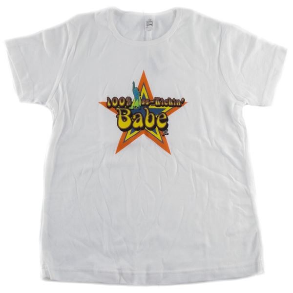 Star Hollywood WWE Official TS Babe T Size Large 100% Cotton -Original Tags - Graphic Design