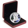 Image 3 : 2014 $20 Venetian Glass Snowman - Pure Silver Coin, Stock Photo Used For Listing, Coin May Show Some