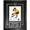 Image 1 : Hall,T Signed 8x10 Etched Mat Bruins 3rd Jersey-V - Boston Bruins - 90-892