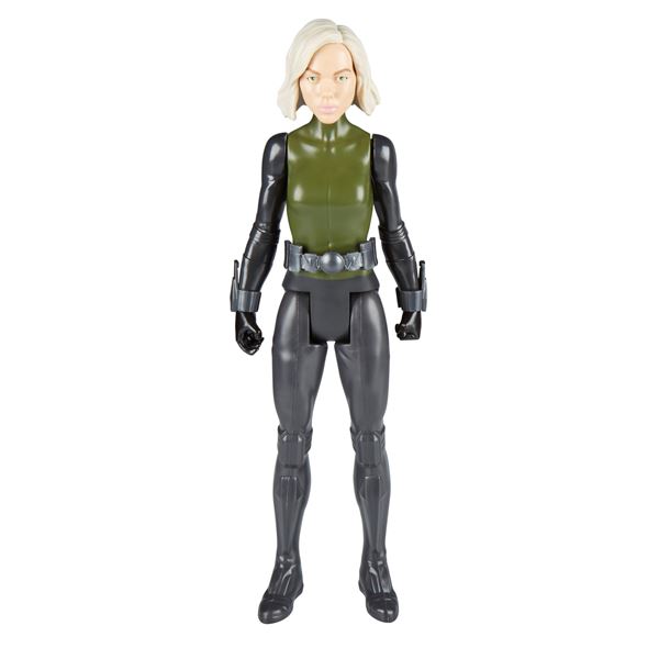 Avengers: Infinity War Titan Hero Series Black Widow with Titan Hero Power FX Port 12-Inch Action Fi