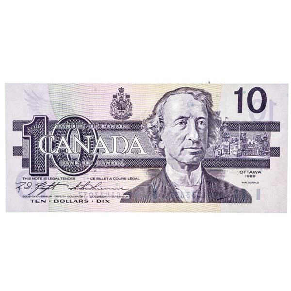 Bank of Canada, 1989 $10 Gem Unc