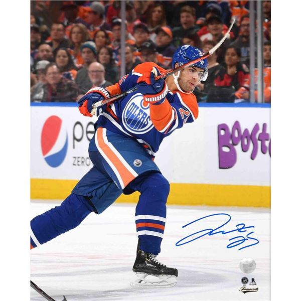 Nurse,D Signed 8x10 Unframed Oilers Blue Shooting-V - Edmonton Oilers - 90-742