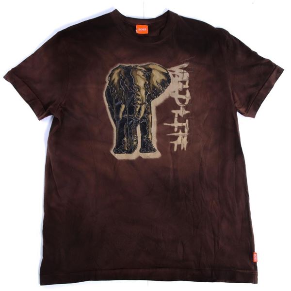 HUGO BOSS Graphic Tee -Elephant Brown/Size M