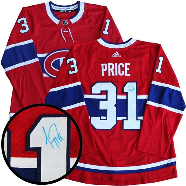 Price,C Signed Jersey Canadiens Red Adidas - Montreal Canadiens - 90-568
