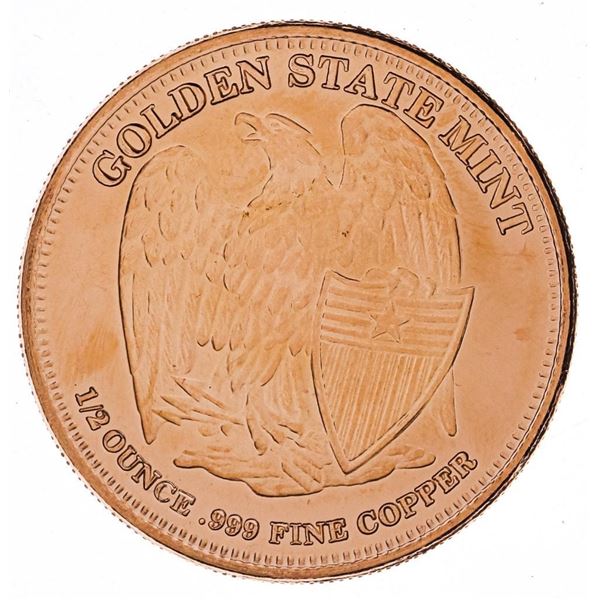 Indian Head Copper Bullion Round .999