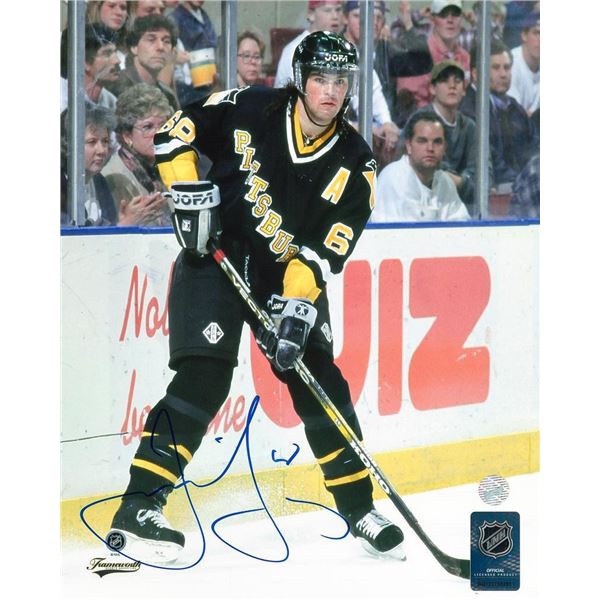 Jagr,J Signed 8x10 Unframed Penguins Standing-V - Pittsburgh Penguins - 63-783