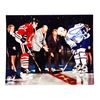 Image 1 : Ceremonial Final Face Off MLG Feb. 13,1999 Autographed - Doug Gilmour & Mats Sundin - Scare Photo Si