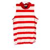 Image 1 : BURBERRY" Tank Red Stripe  Size M Golf