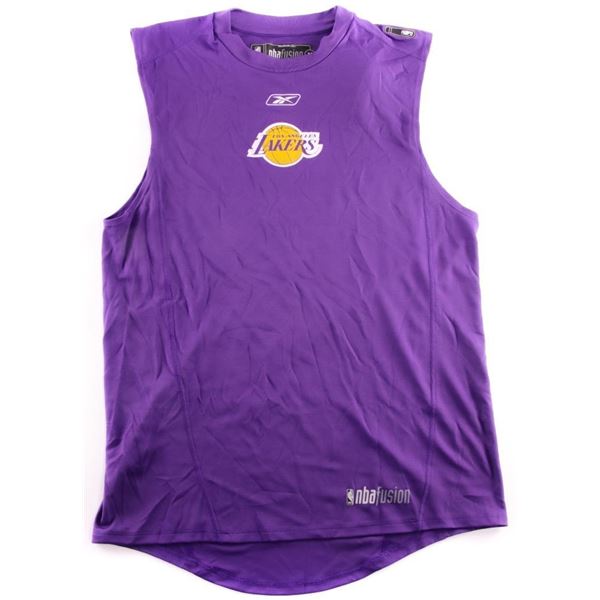 Reebok -NBA Fusions Vintage Practice Workout -Play Dry, Purple Shirt, Size M, Original NBA Tags