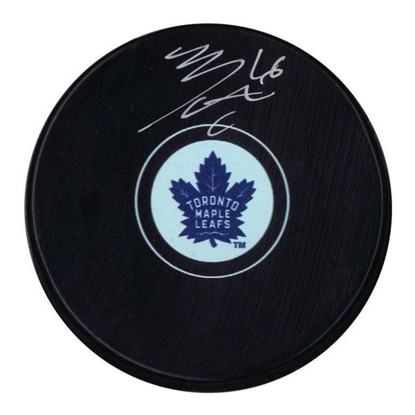 Marner,M Signed Puck Toronto Maple Leafs Logo - Toronto Maple Leafs - 58-500