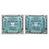 Image 1 : Lot 2 x 1944 1/2 MARK Military Currency (gr) VF