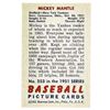 Image 2 : Bowman Gum Baseball Picture Cards - REPRINT Mickey Mantle