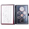 Image 10 : Collection - RCM Prestige & proof Double Dollar Mint Coins Sets - Black Leather Case, Dated from 197