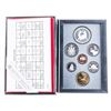 Image 11 : Collection - RCM Prestige & proof Double Dollar Mint Coins Sets - Black Leather Case, Dated from 197