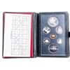 Image 15 : Collection - RCM Prestige & proof Double Dollar Mint Coins Sets - Black Leather Case, Dated from 197