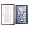 Image 16 : Collection - RCM Prestige & proof Double Dollar Mint Coins Sets - Black Leather Case, Dated from 197