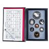 Image 18 : Collection - RCM Prestige & proof Double Dollar Mint Coins Sets - Black Leather Case, Dated from 197