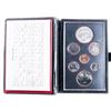 Image 19 : Collection - RCM Prestige & proof Double Dollar Mint Coins Sets - Black Leather Case, Dated from 197