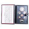 Image 8 : Collection - RCM Prestige & proof Double Dollar Mint Coins Sets - Black Leather Case, Dated from 197