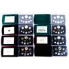 Image 1 : RCM Collection of Sterling proof Mint Sets, 1998,2001,2002,2012,2014,2016,2017,2019.-8 Sets Total